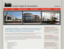 Tablet Screenshot of louiscapraassociates.com